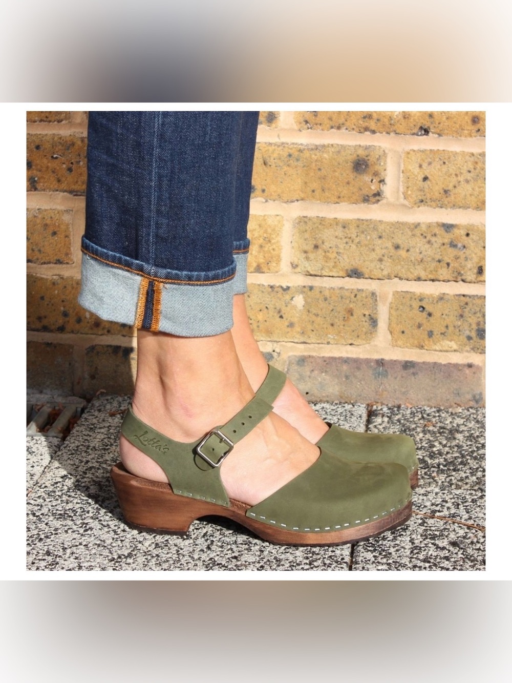 Lotta Clogs tan suede size 39 - Picture 2 of 6